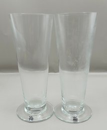 WMF Crystal Pilsner Beer Glasses, 8 Piece Lot