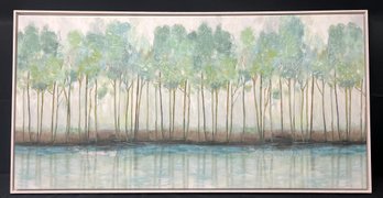 Allison Pearce Woodland Hues Canvas  Framed Print