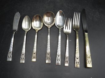 Community Silver Plated Flatware - Set Of 63 Pieces