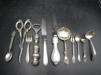 Sterling Silver Flatware/utensils - Assorted Lot Of 11