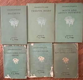 Shakespeare Green Book Set - Published By Ginn And Company's 1940s