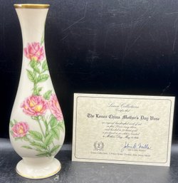 Lenox Certified Mothers Day 1986 Bud Vase