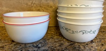 Corelle Vitrelle Bowls - 7 Piece Lot