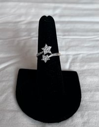 14k Gold CZ Star Ring Size 7