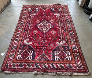 Hand Knotted Area Rug 79.5l X 41.5w