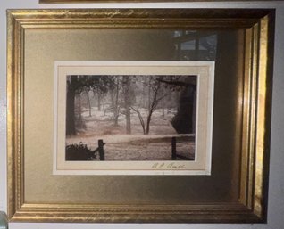 A. C Aull Photography Artist Signed And Framed