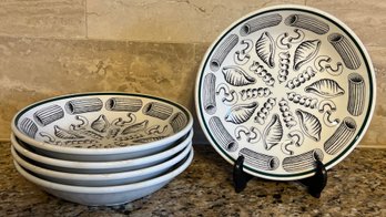 The Source Made In Italy For Fortunoff  Pasta Bowl Set - 5 Piece Lot