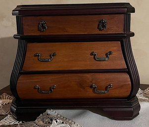 Wooden Jewlery Box With Mirror