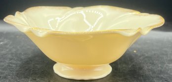 Lenox Footed Candy Dish With 24K Gold Trim