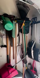 Large Assorted Lot Of Yard Tools