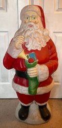 Vintage Santa Blow Mold 40 Inches Height