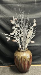 Stoneware Iridescent Colors Drip Glaze Pottery Vase