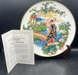 Metropolitan Opera Centennial Madama Butterfly Limited Edition Lenox Plate