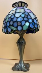 Tiffany Style Stained Glass Tea Light Candle Lamp