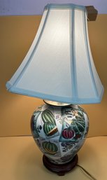 Vintage Choisonne Ginger Jar Accent Table Lamp