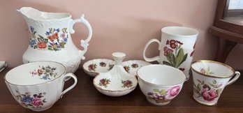 Assorted Lot Of Bone China- 6 Pieces