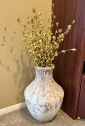 Vase With Dried Flower Arrangement