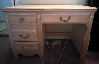 Solid Wood 4 Drawer Desk