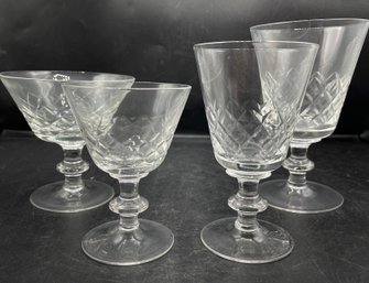 Cut Glass Drinking Glasses 30 Total
