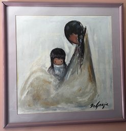 Ted DeGrazia 'Navajo Mother' Framed Print