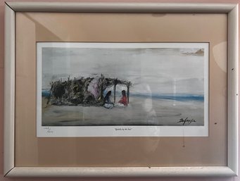 Degrazia 'quietly By The Sea' Print With COA #1143/1500