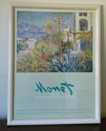 Monet & The Mediterranean 1997 Museum Exhibit Poster