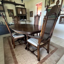 Dining Room Table With 4 Chairs And Leaf Insert