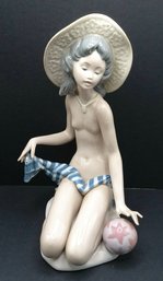 LLADRO Sunning Beach Figurine