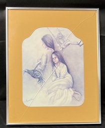 Margaret Kane 3 Sisters Day Dreams Signed Framed Print
