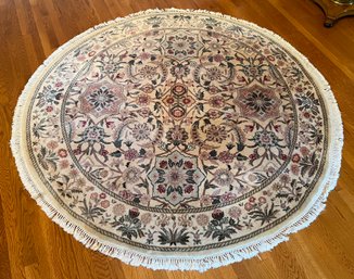 Oriental Design Round Rug