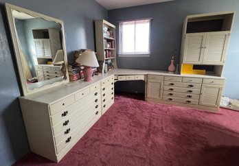 Ethan Allen Bedroom Suite -  Bedroom Dresser, Desk, Bookcase