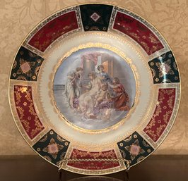 Royal Vienna Care Of Venus Cabinet Plate With Stand