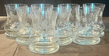 Tulip Shaped Whiskey Glasses Set Of 8