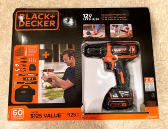 Black And Decker Complete Project Kit New Factory Sealed