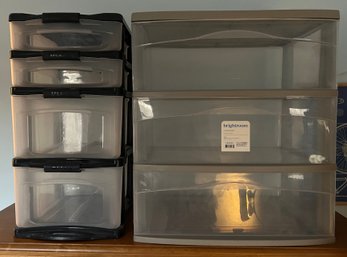 Plastic Storage Containers - 2 Pieces