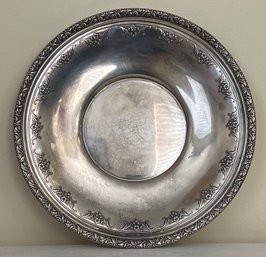 Alvin Sterling Silver Shallow Bowl, 7.61 OZT