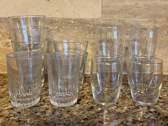 Assorted Everyday Glass Drinkware - 14 Piece Lot