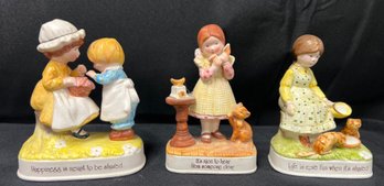Holly Hobby Figurines, Lot Of 3
