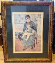 Pierre-Auguste Renoir Mother And Child 1356/1500 Limited Edition Print With COA