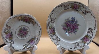 Rosenthal SELB Germany Sanssouci Dessert Plate And Saucer