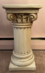 Plaster Classic Greek Roman Column Pedestal
