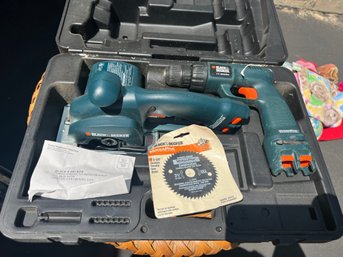 Black & Decker Versapak Cordless Drill & Circular Saw Model VP600