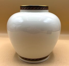 Lenox Monroe Hand Painted 24k Trim Vase