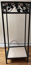 Wrought Iron 2 Tiered Plant Stand