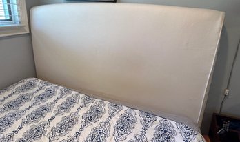 Full Size Suede Headboard