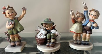 Goebel Hummel Porcelain Figurines- 3 Pieces