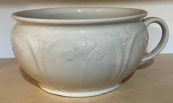 J & G Menkin Ironstone Chamber Pot