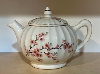 WS George Pottery Cherry Blossom Teapot