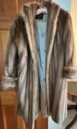 Wells Treister New York Muskrat Fur Coat