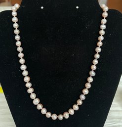 Congress Jewelers Freshwater Pink Pearl Necklace